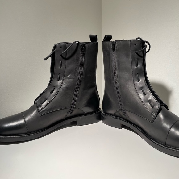 Urban outfitters men’s leather lace-up utility boot - size 11 - Picture 4 of 5